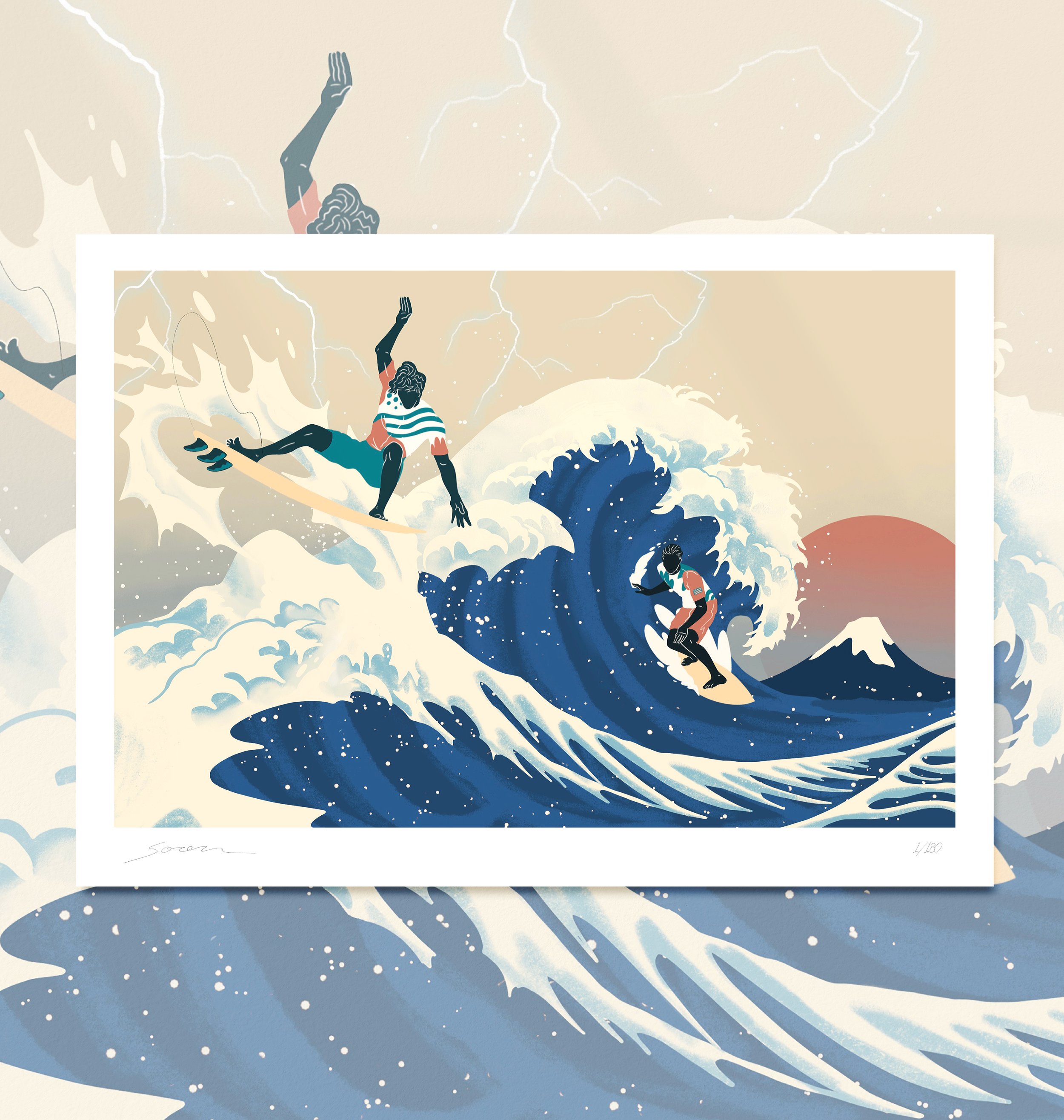 アート・デザイン・音楽 surf surf Surf Fever | 500 Piece Speedmaster Jigsaw Puzzle